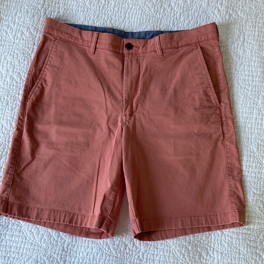 L.L. Bean Red Flat Front Shorts